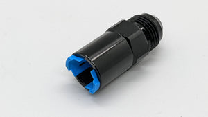 8AN Male Flare To 3/8" SAE Quick-Disconnect Fitting - Sensor Side