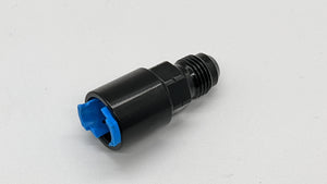 6AN Male Flare To 3/8" SAE Quick-Disconnect Fitting - Sensor Side